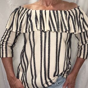 Banana Republic Off the Shoulder Delicate Blouse